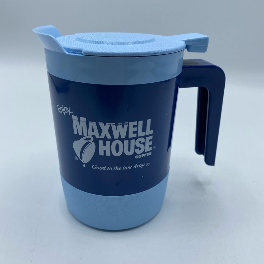 1970s VTG Maxwell House Coffee Thermal Mugs Continental Plastics of Oklahoma